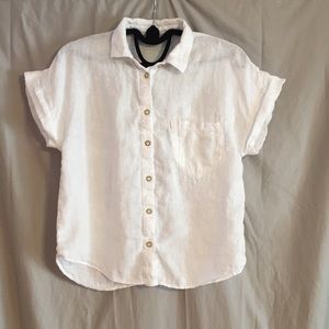 Zara Button Up Top
